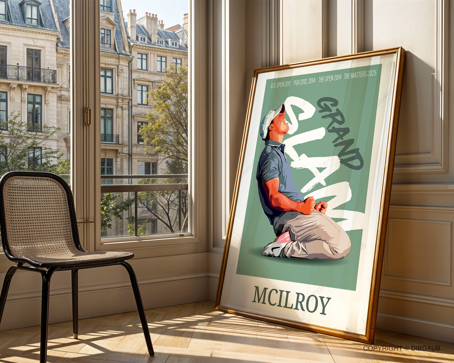 Rory McIlroy Golf Poster