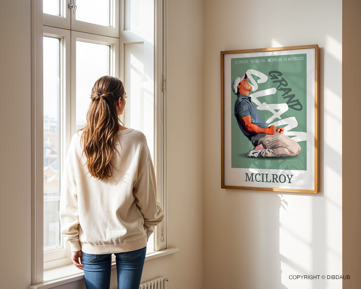 Rory McIlroy Golf Poster