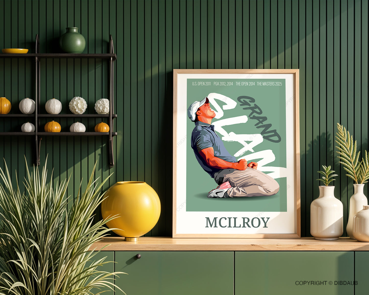 Rory McIlroy Golf Poster