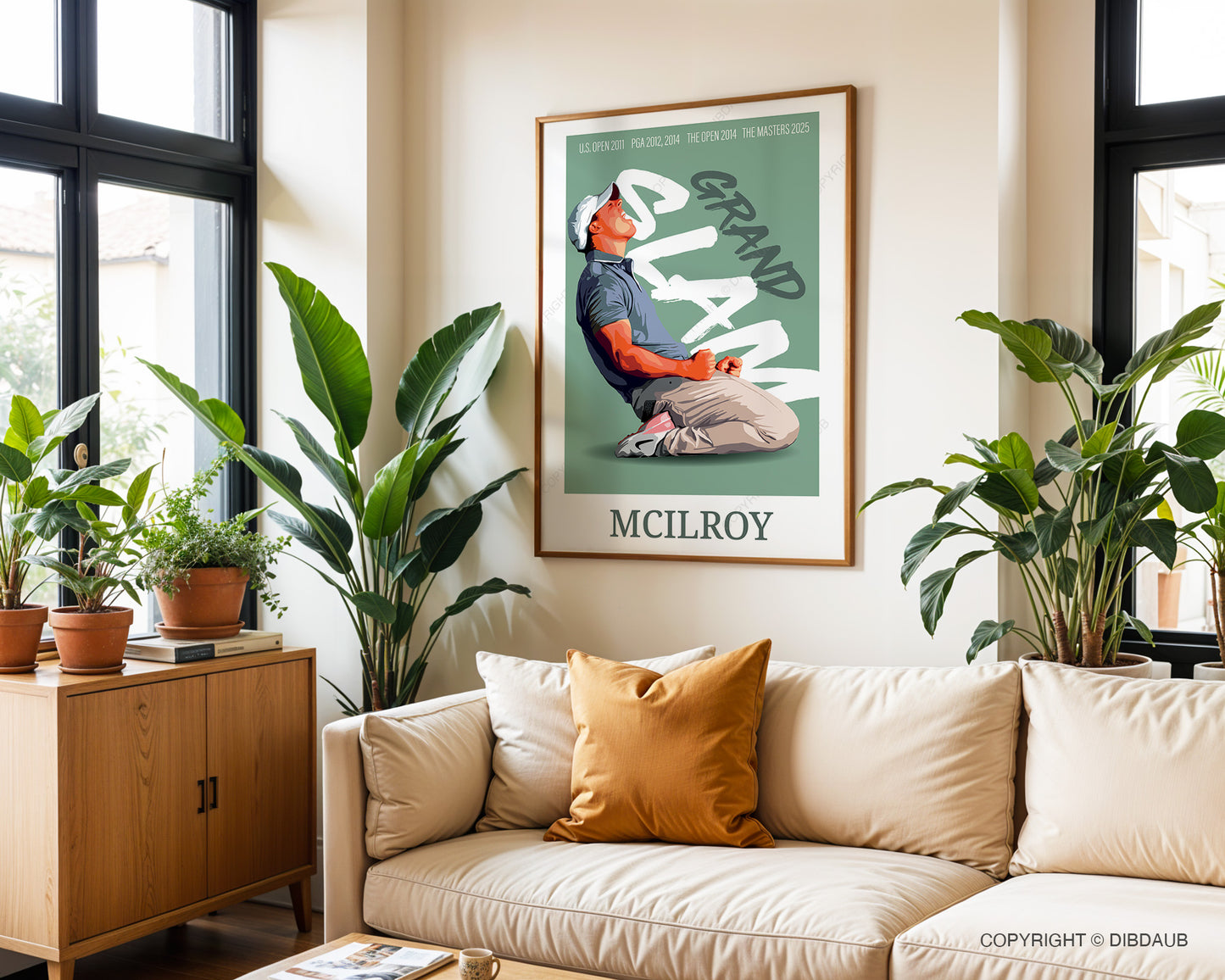 Rory McIlroy Golf Poster