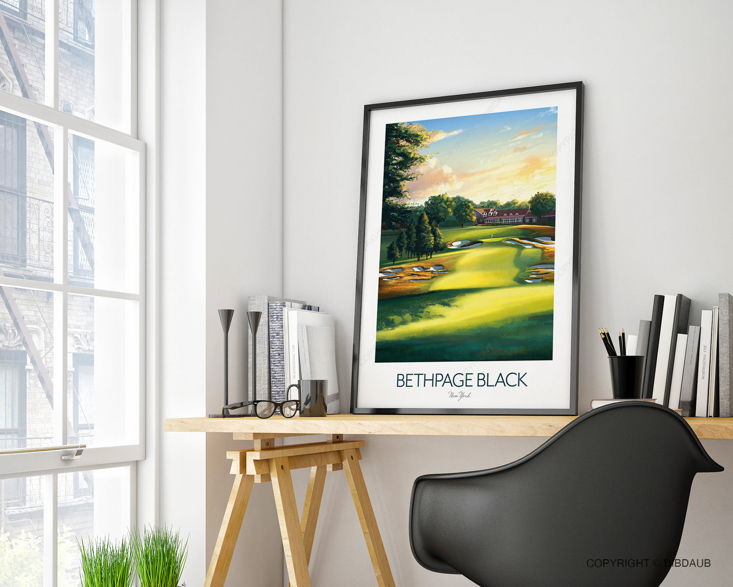 Bethpage Black Golf Course Print - Ryder Cup 2025 Poster