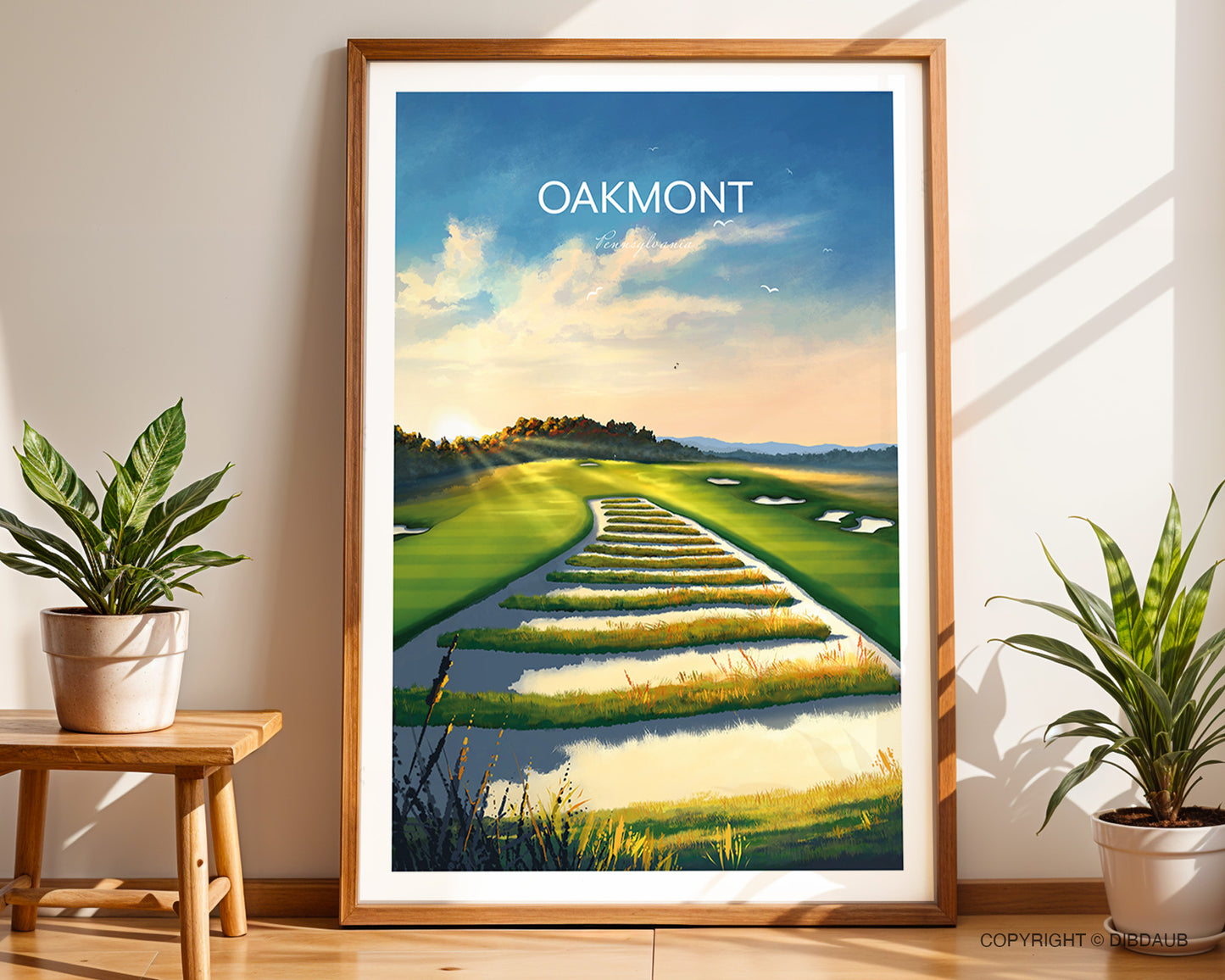 Oakmont Golf Poster