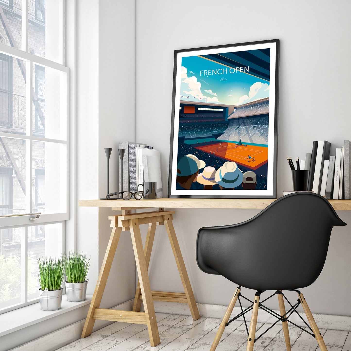 Tennis Poster - French Open