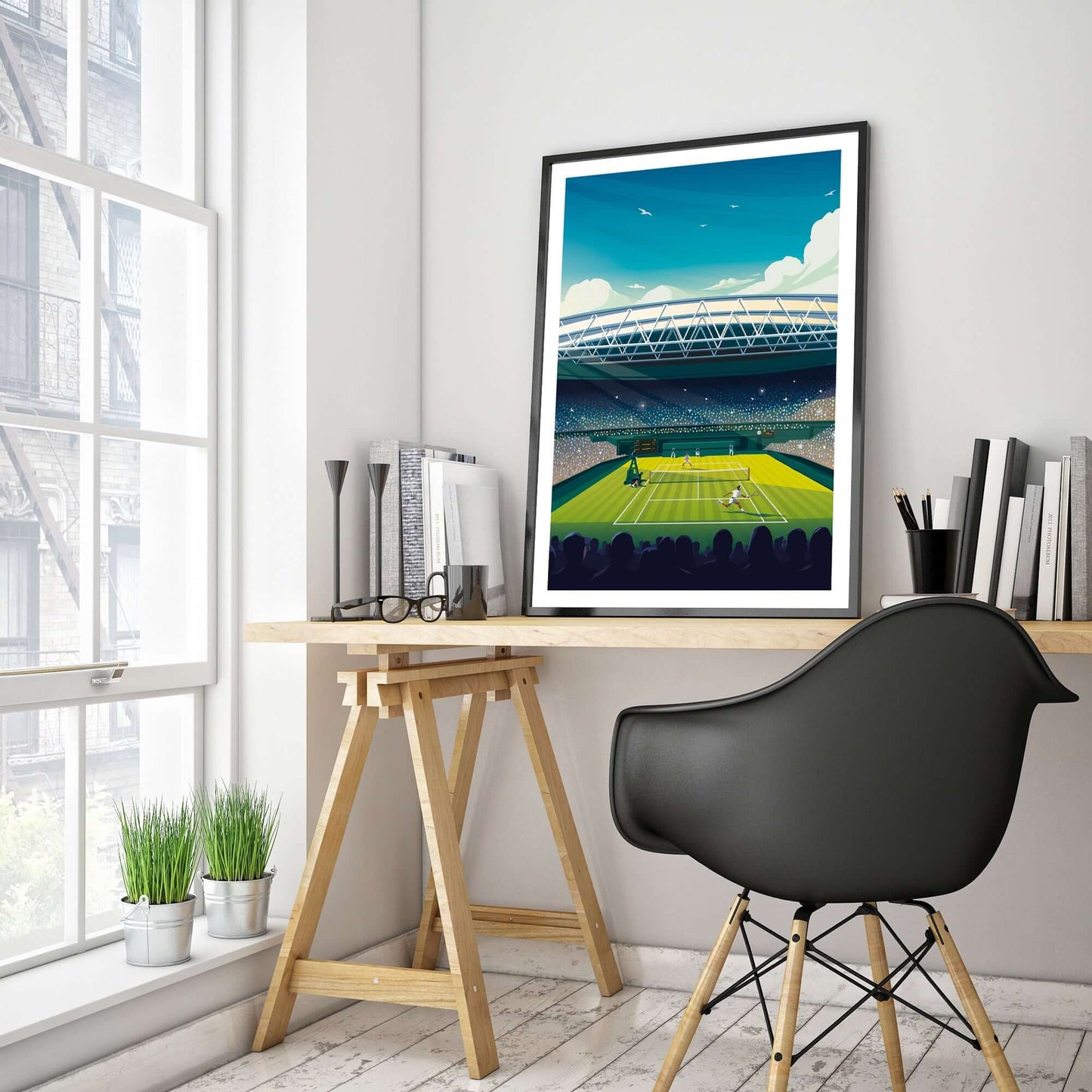 Wimbledon Tennis Print Wall Art