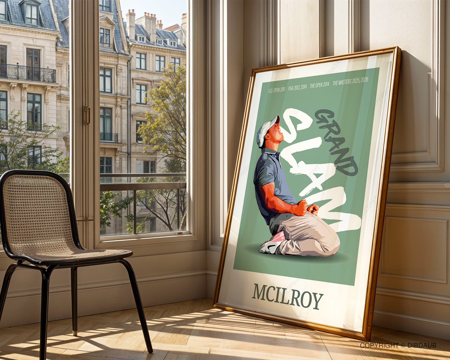 Rory McIlroy Golf Poster