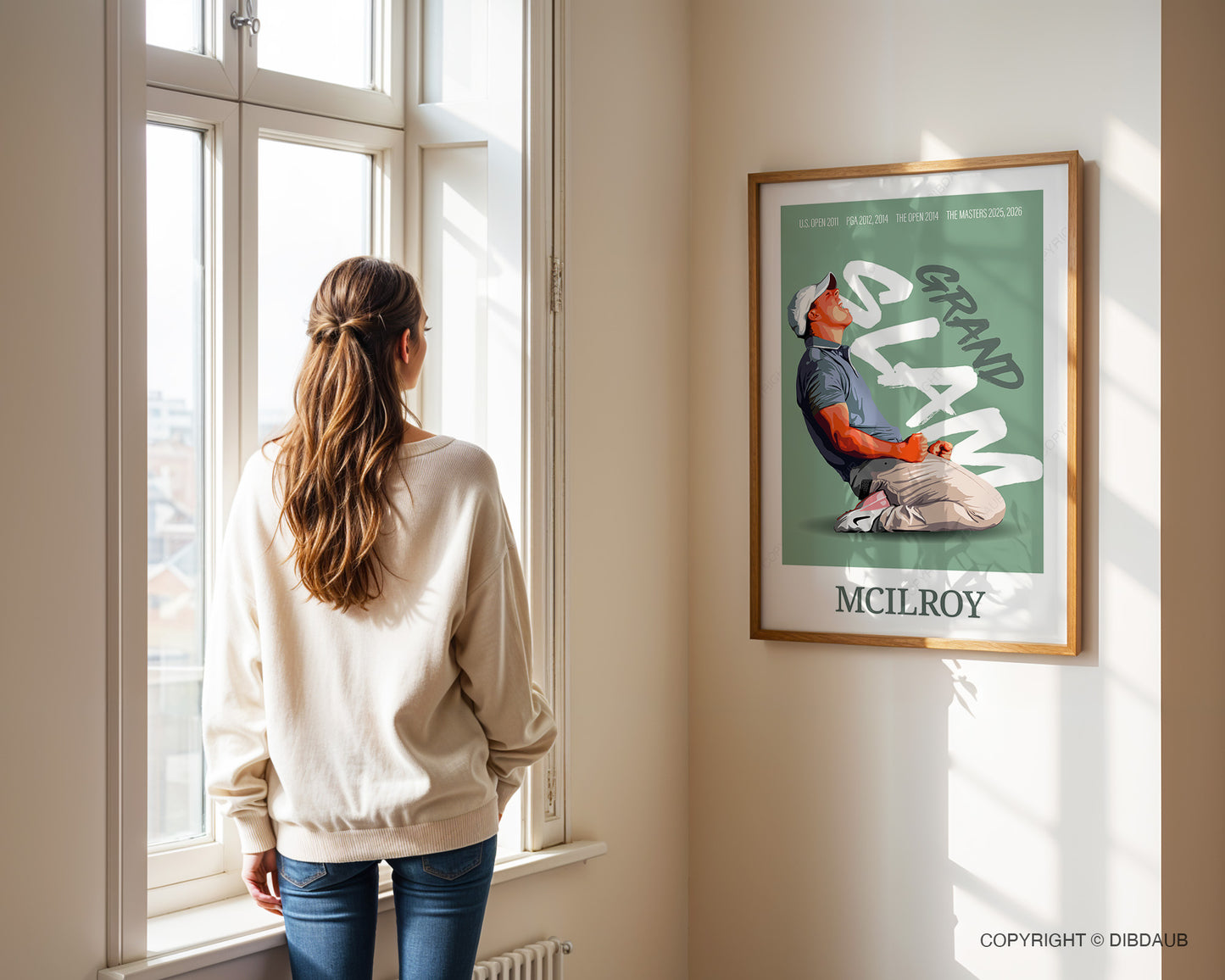 Rory McIlroy Golf Poster