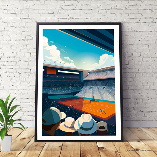 Tennis Poster - French Open