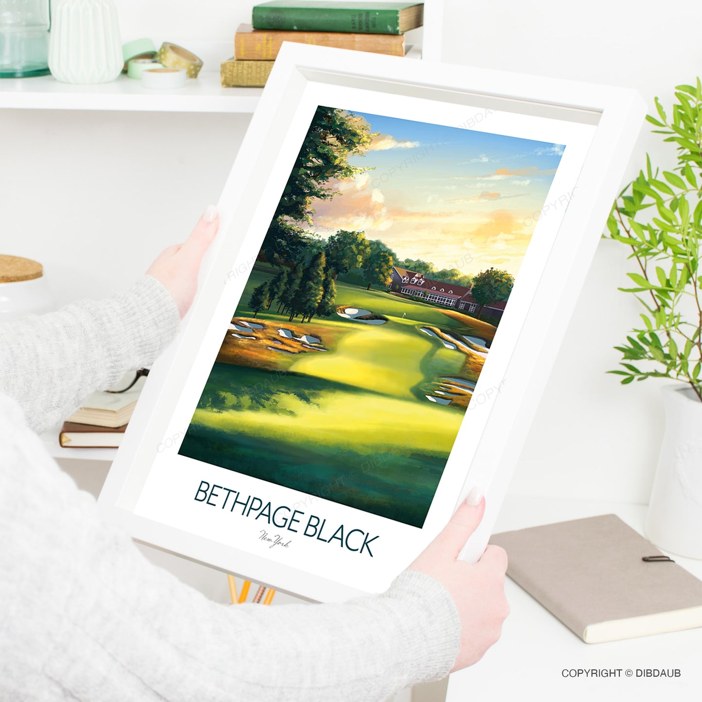 Bethpage Black Golf Course Print - Ryder Cup 2025 Poster