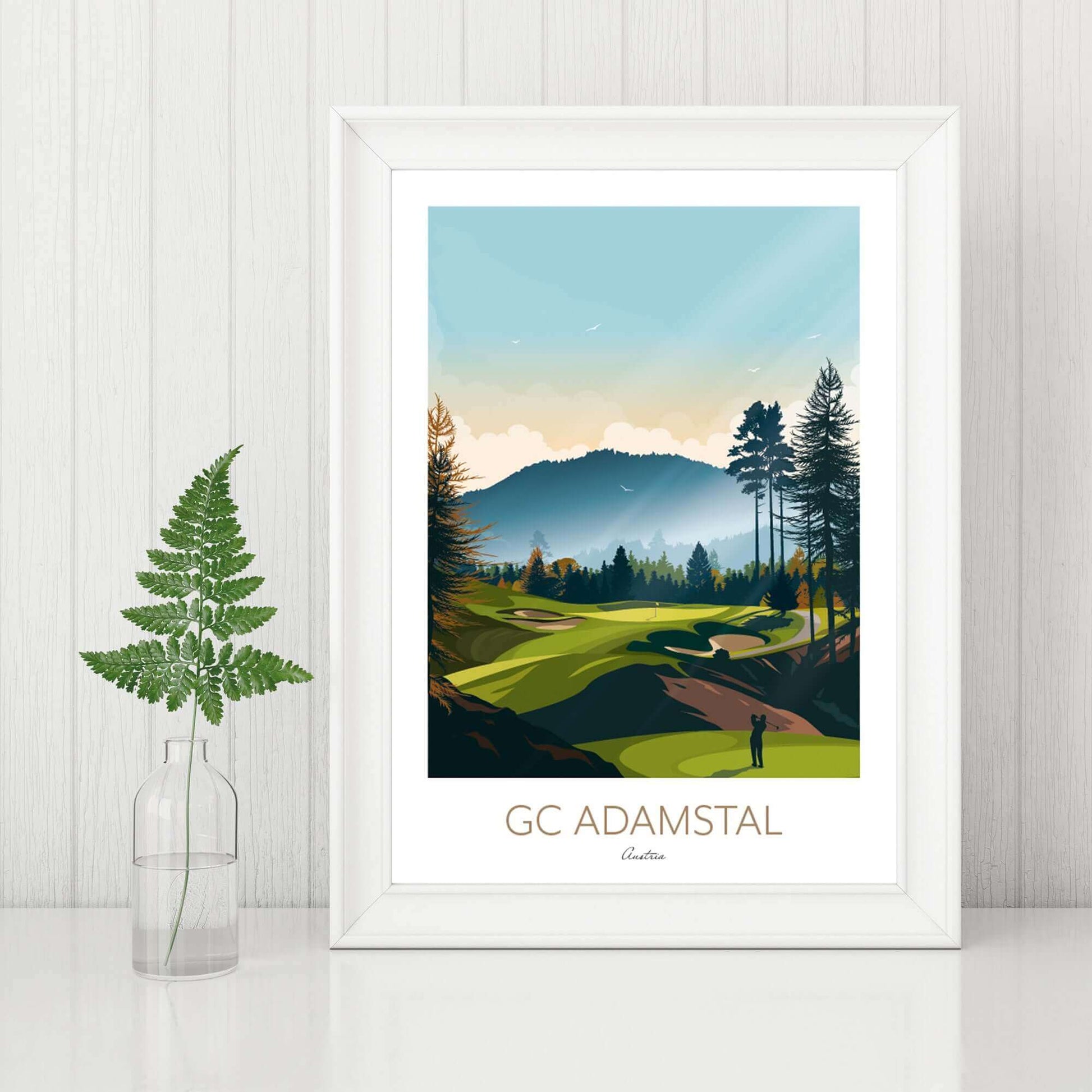 GC Adamstal Golf Print - Framed Print