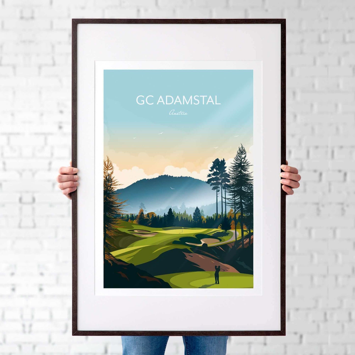 Adamstal Austria Golf Print
