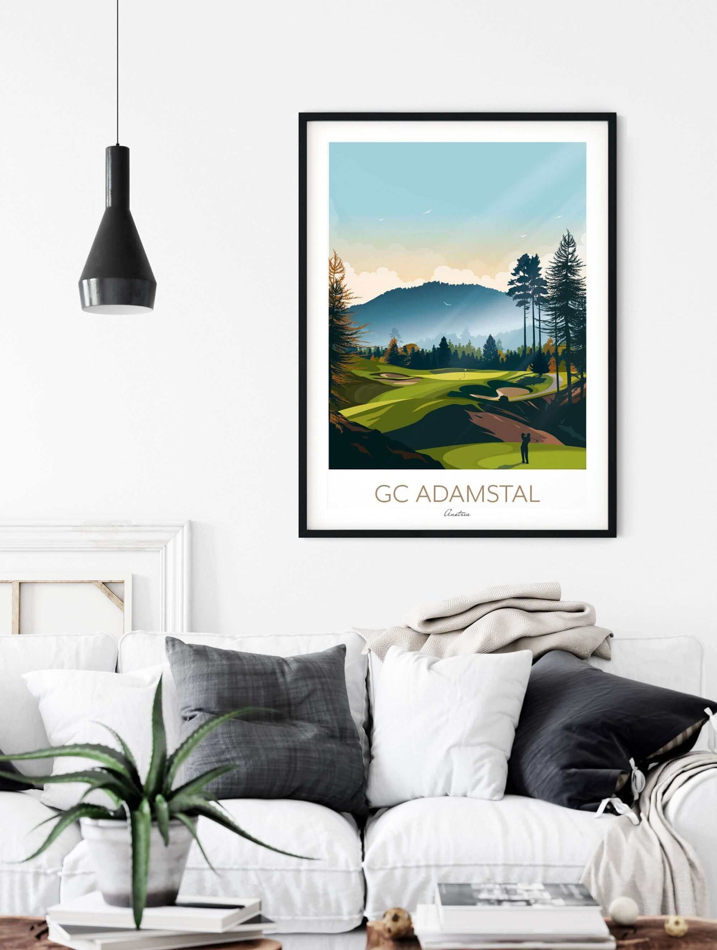 Austria Golf Course Art Print