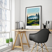 Load image into Gallery viewer, Adamstal Golf Print - Home Office Golf Wall Art Austria
