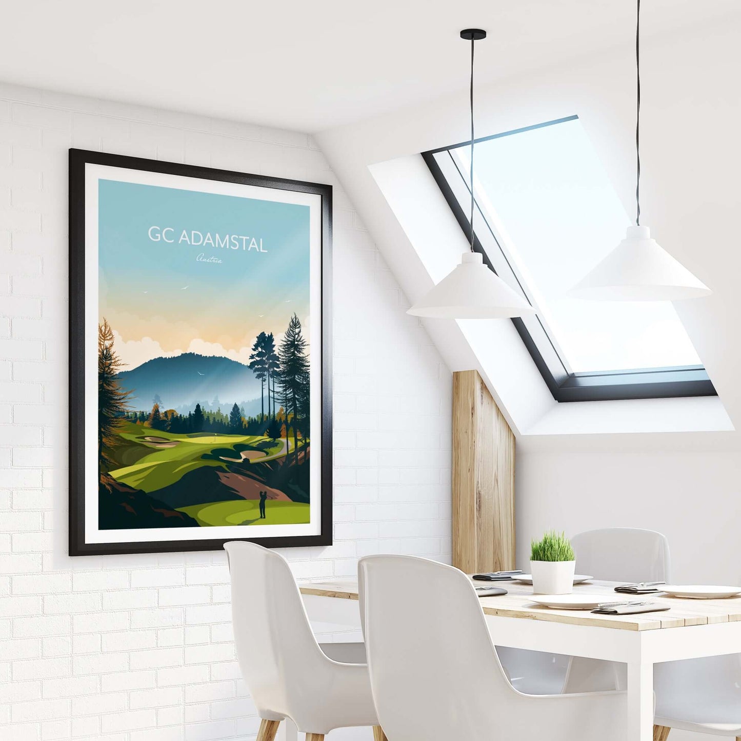 Golf Print Adamstal Austria Home Decor