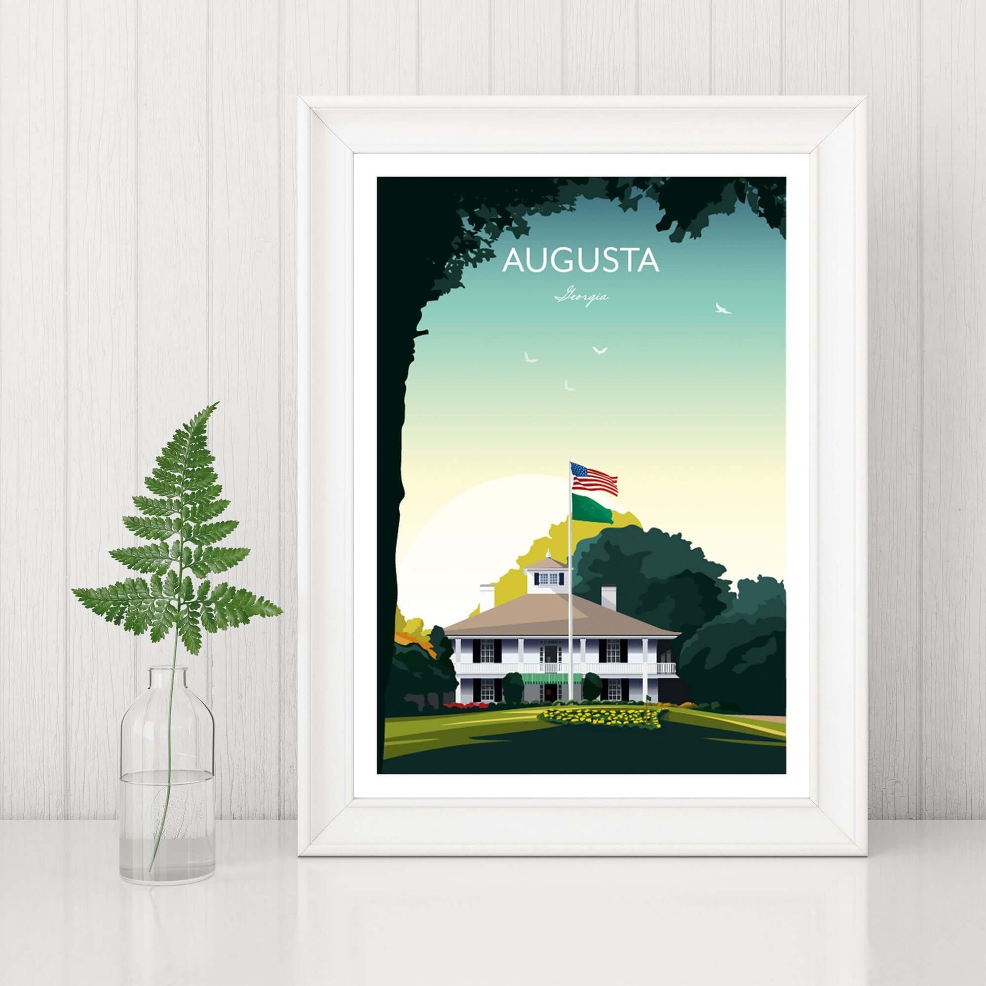 Augusta National Georgia Golf Print