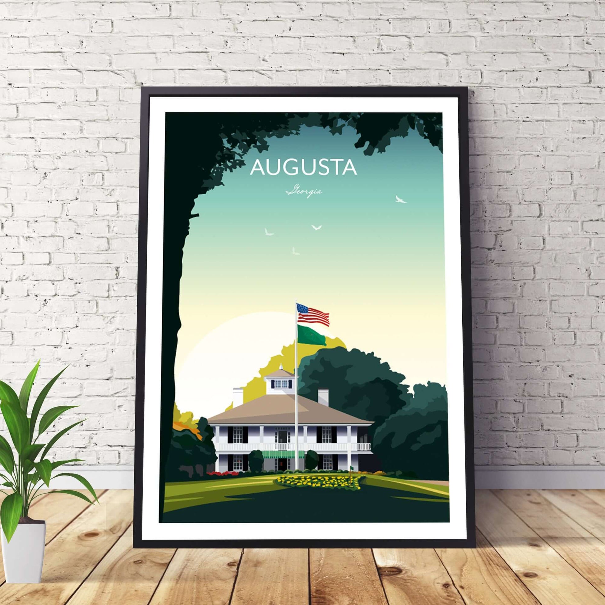 US Masters Golf Print