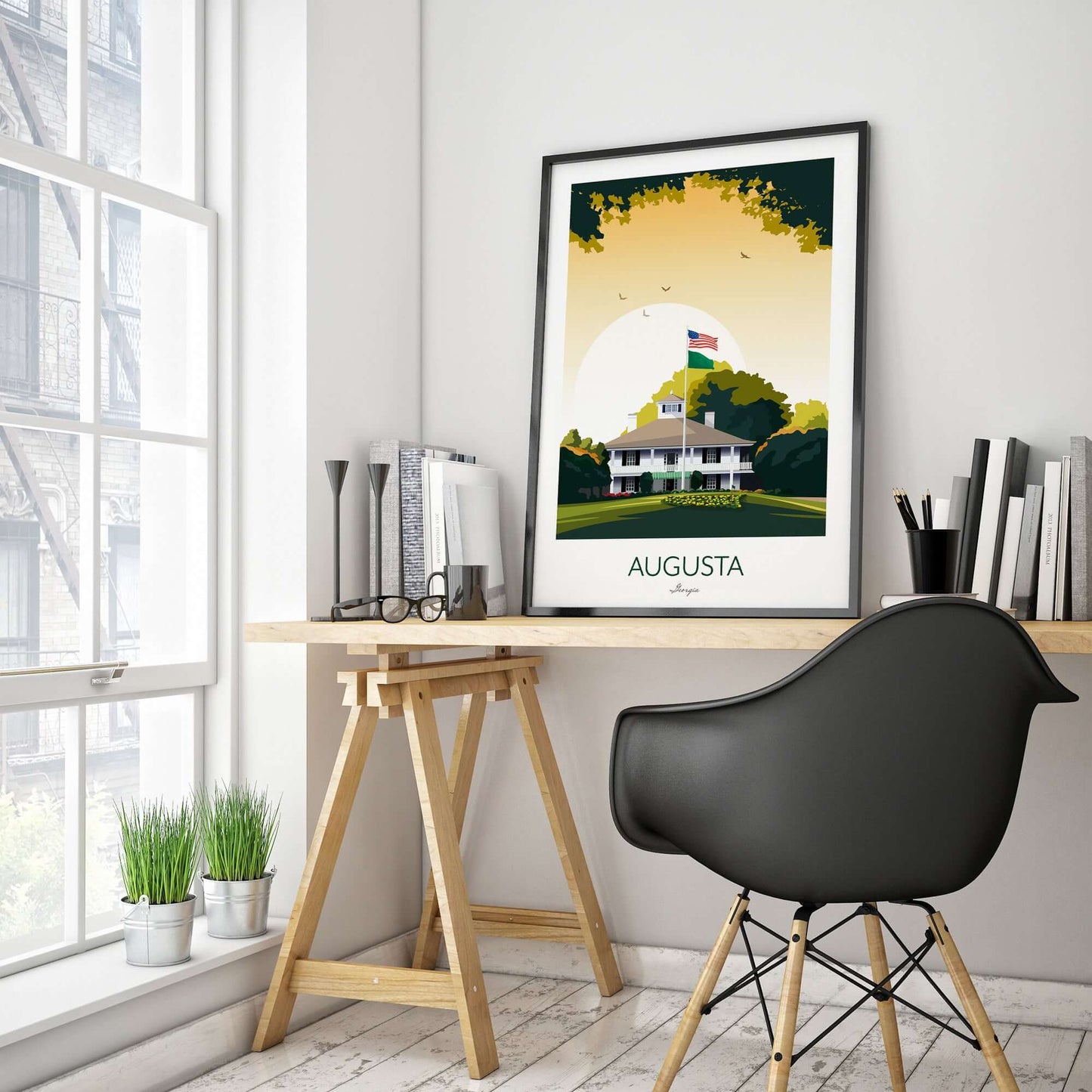 Golf Print Augusta National Georgia - The US Masters Golf