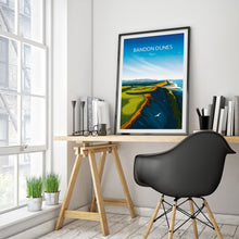 Load image into Gallery viewer, Art print of Bandon Dunes Golf Resort, Oregon.
