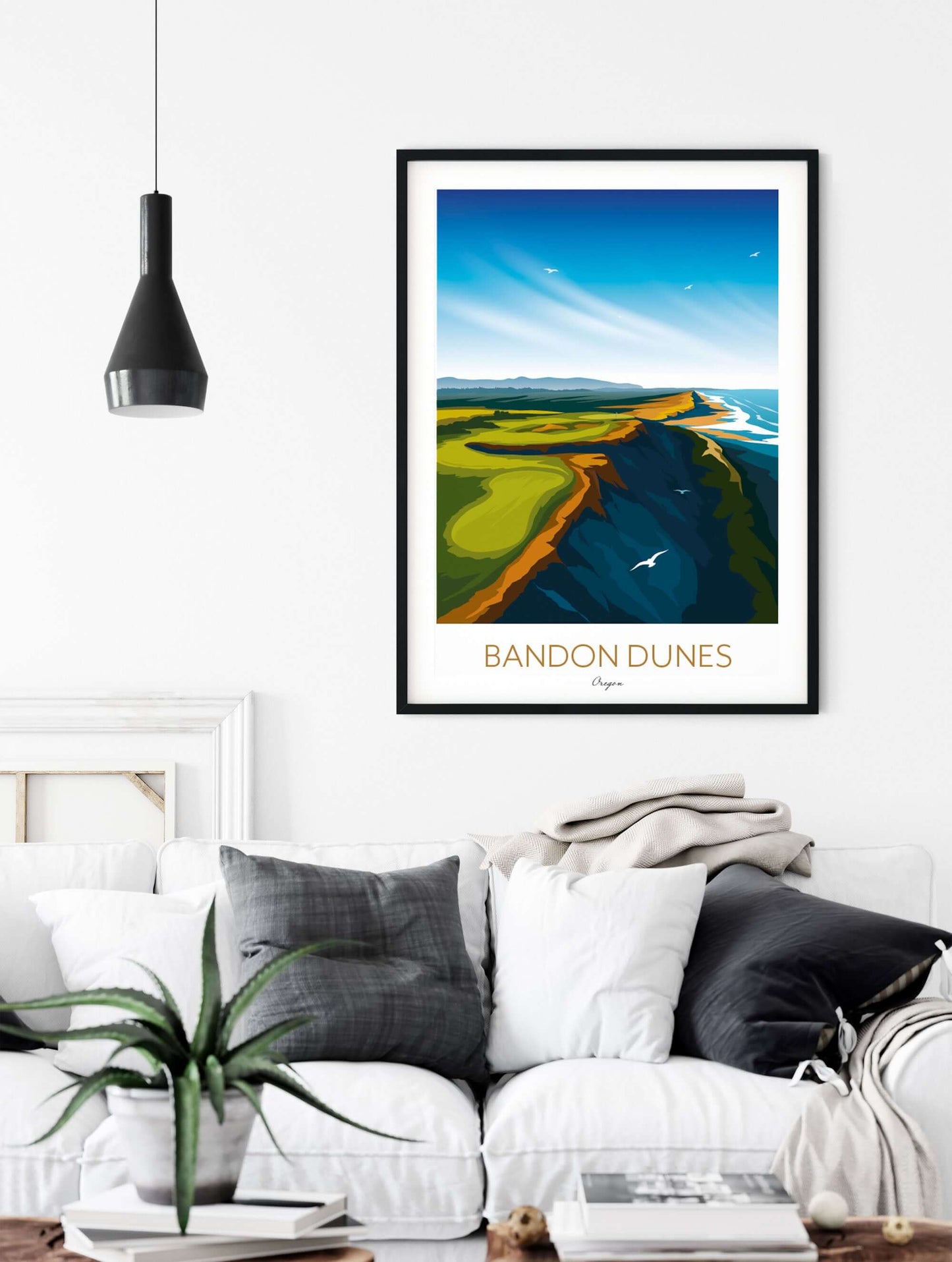 Bandon Dunes Golf Print, Oregon.