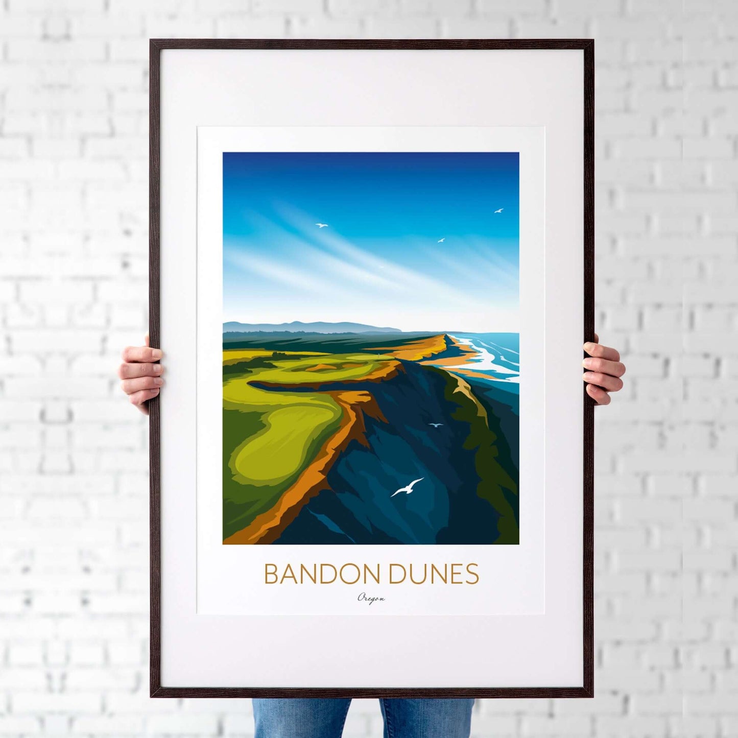 Bandon Dunes Golf Print, Oregon.
