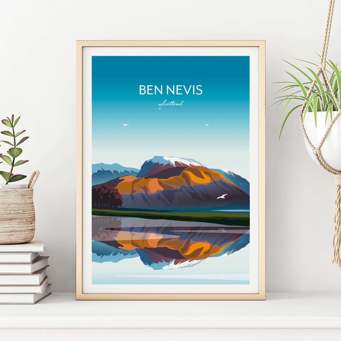 Ben Nevis Poster - Scotland's Highest Mountain