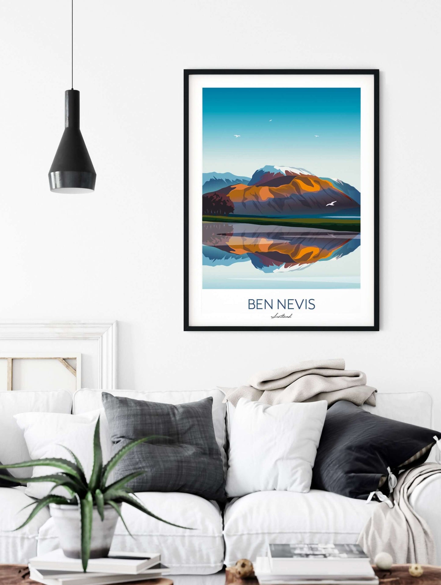 Ben Nevis Art Print - Scotland's Highest Mountain