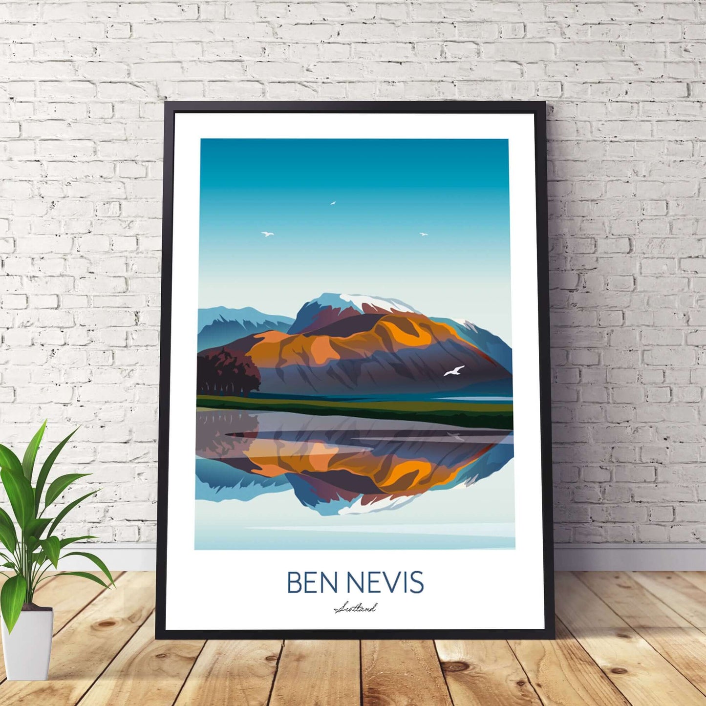 Ben Nevis Art Print - Scotland's Highest Mountain