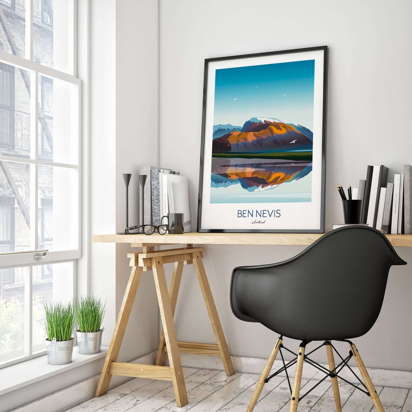 Ben Nevis Art Print - Scotland's Highest Mountain