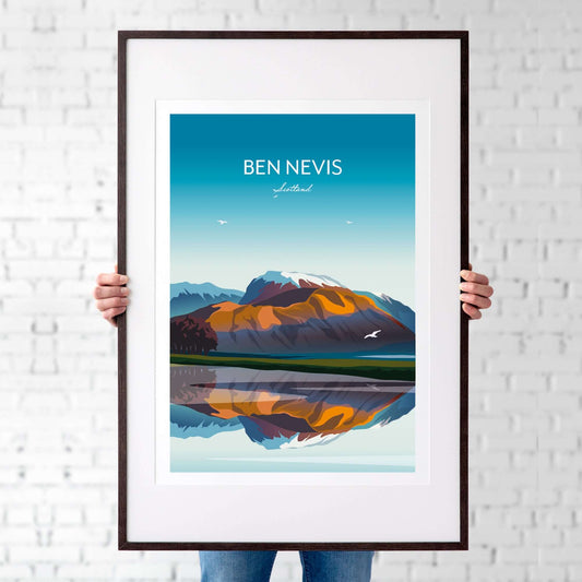 Ben Nevis Poster - Scotland's Highest Mountain