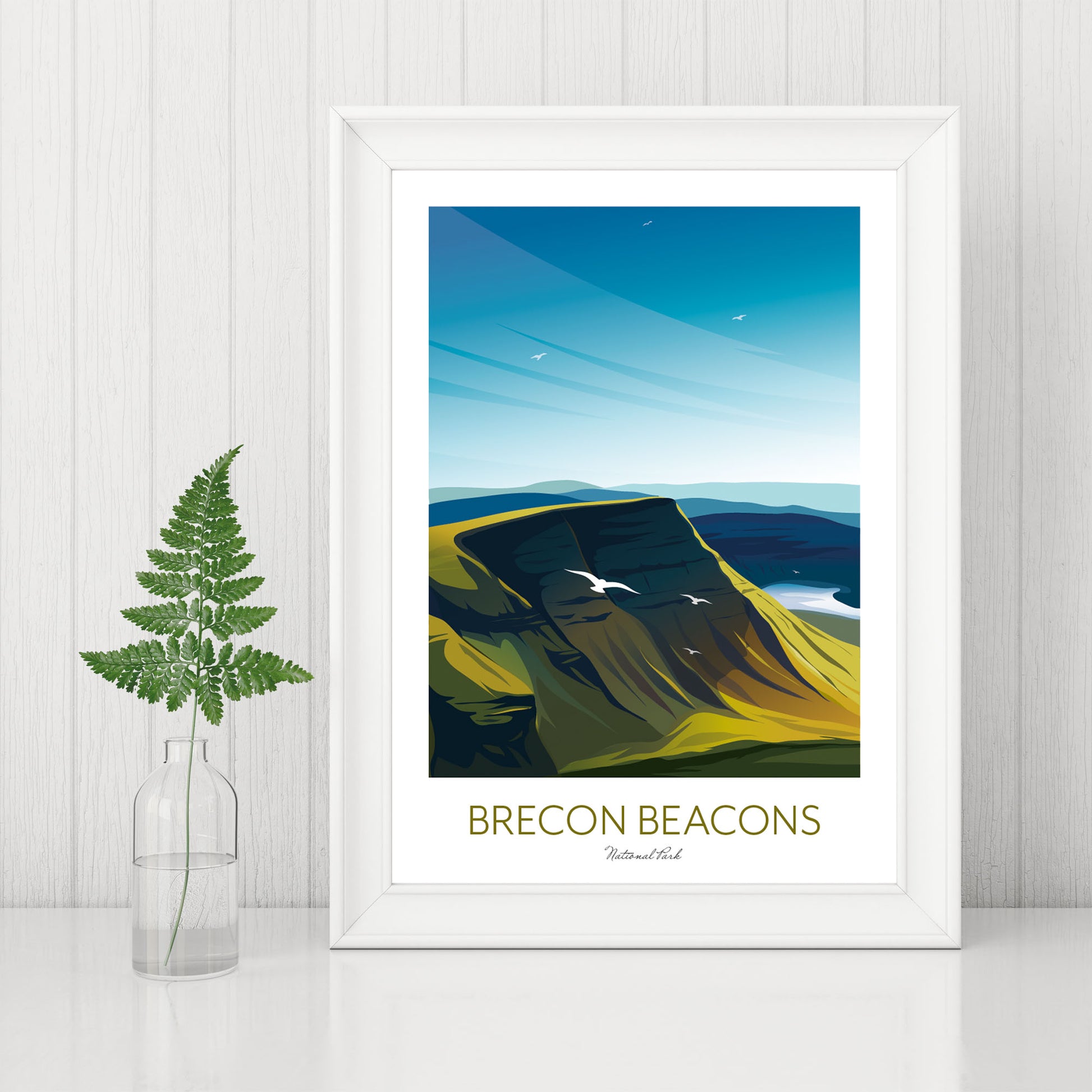 Brecon Beacons Frames Art Print - Wales National Park