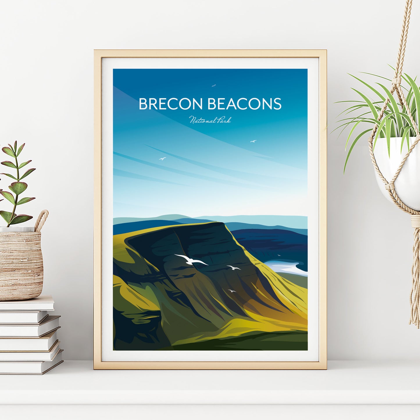 Brecon Beacons Print - Wales Home Decor Framed Wall Art