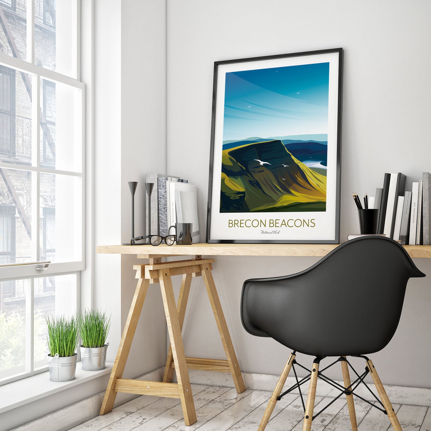 Brecon Beacons Print - Home Office Print of Wales