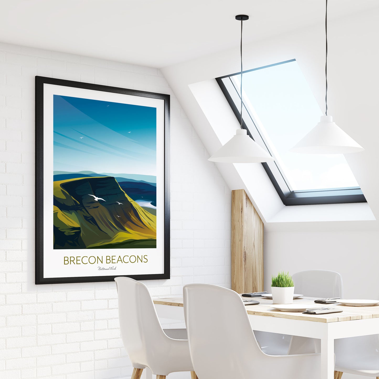 Brecon Beacons Wall Art Print - Wales National Park