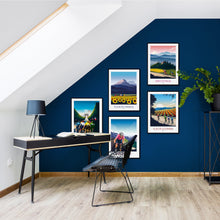 Load image into Gallery viewer, Cycling prints wall art.
