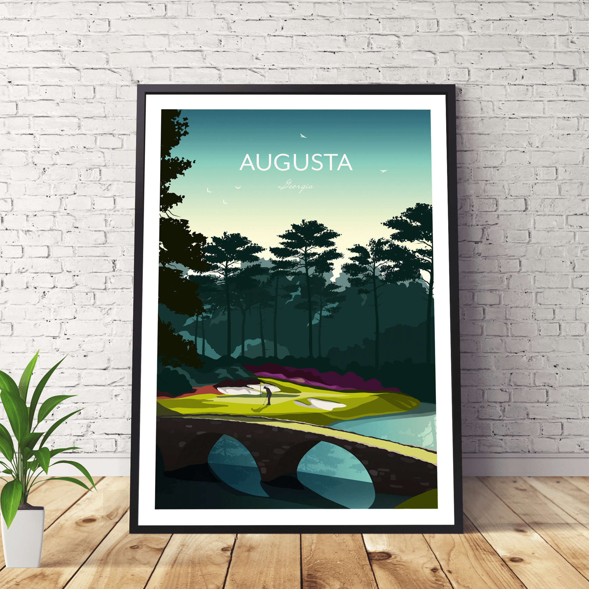 Augusta Masters 2021 Golf Print