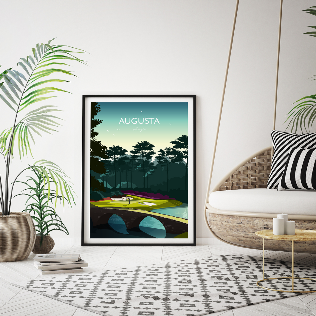 Augusta Masters 2021 Golf Print