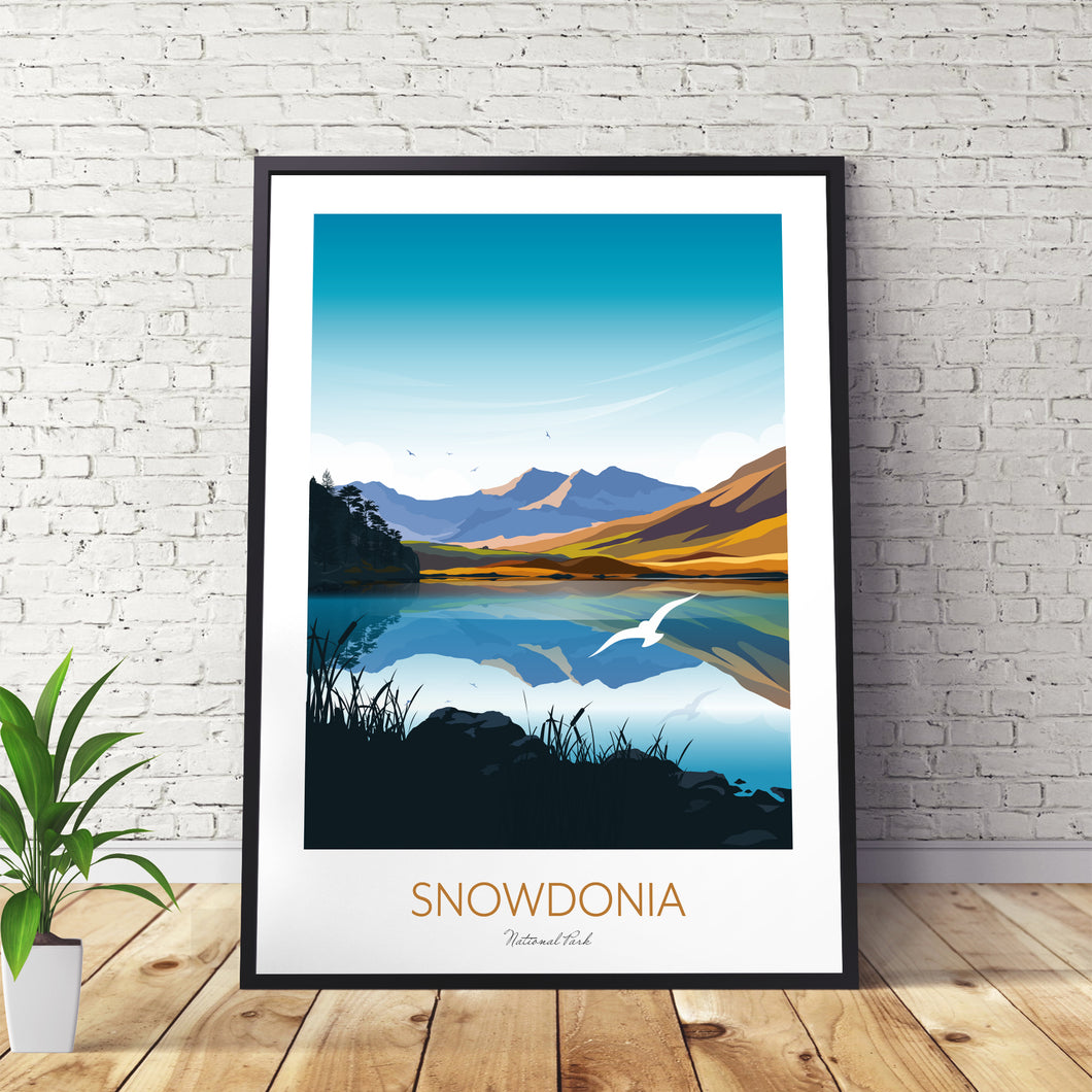 Snowdonia Print - Wales National Park