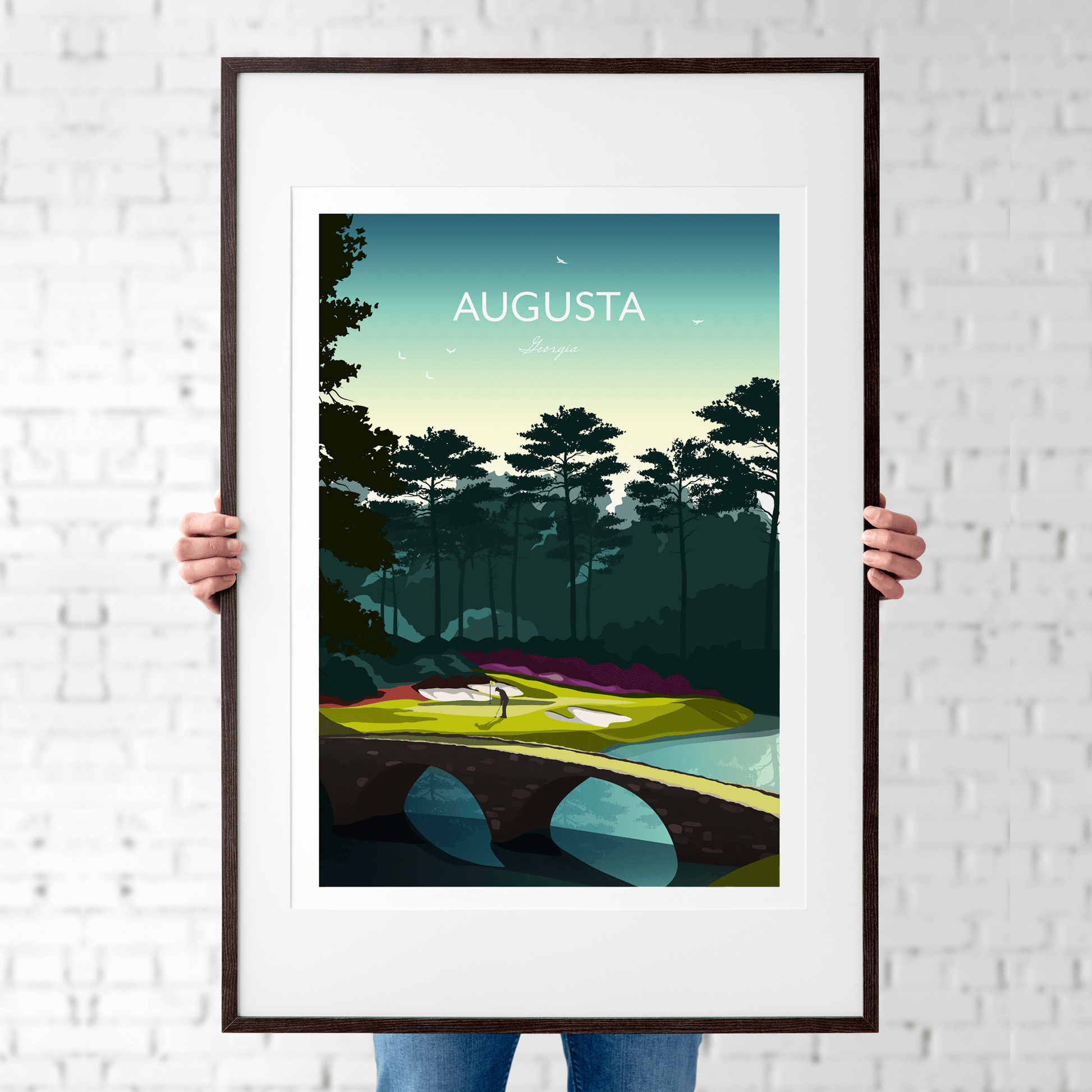 Augusta Masters 2021 Golf Print