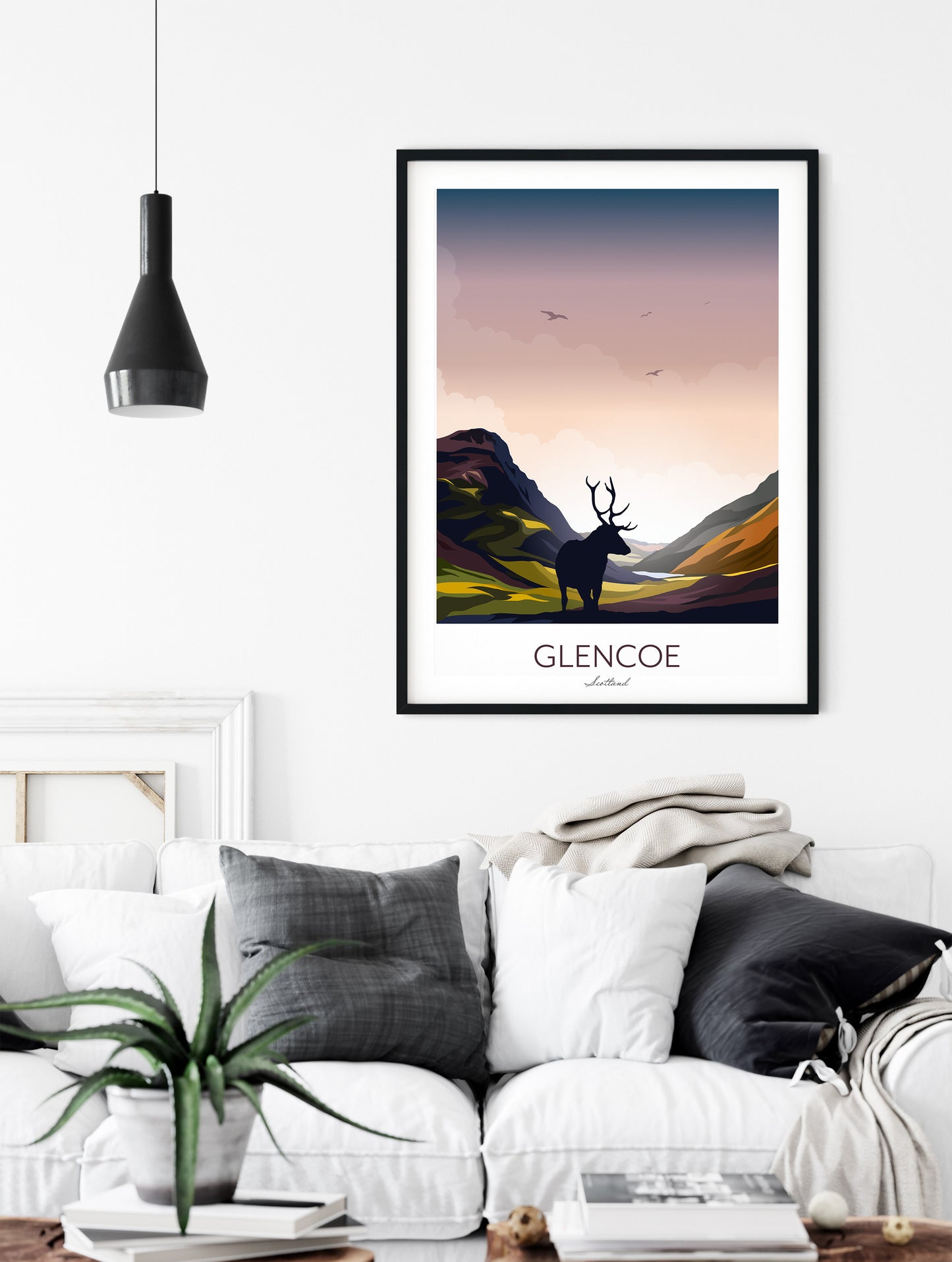 Living Room Wall Art of Glencoe Scotland