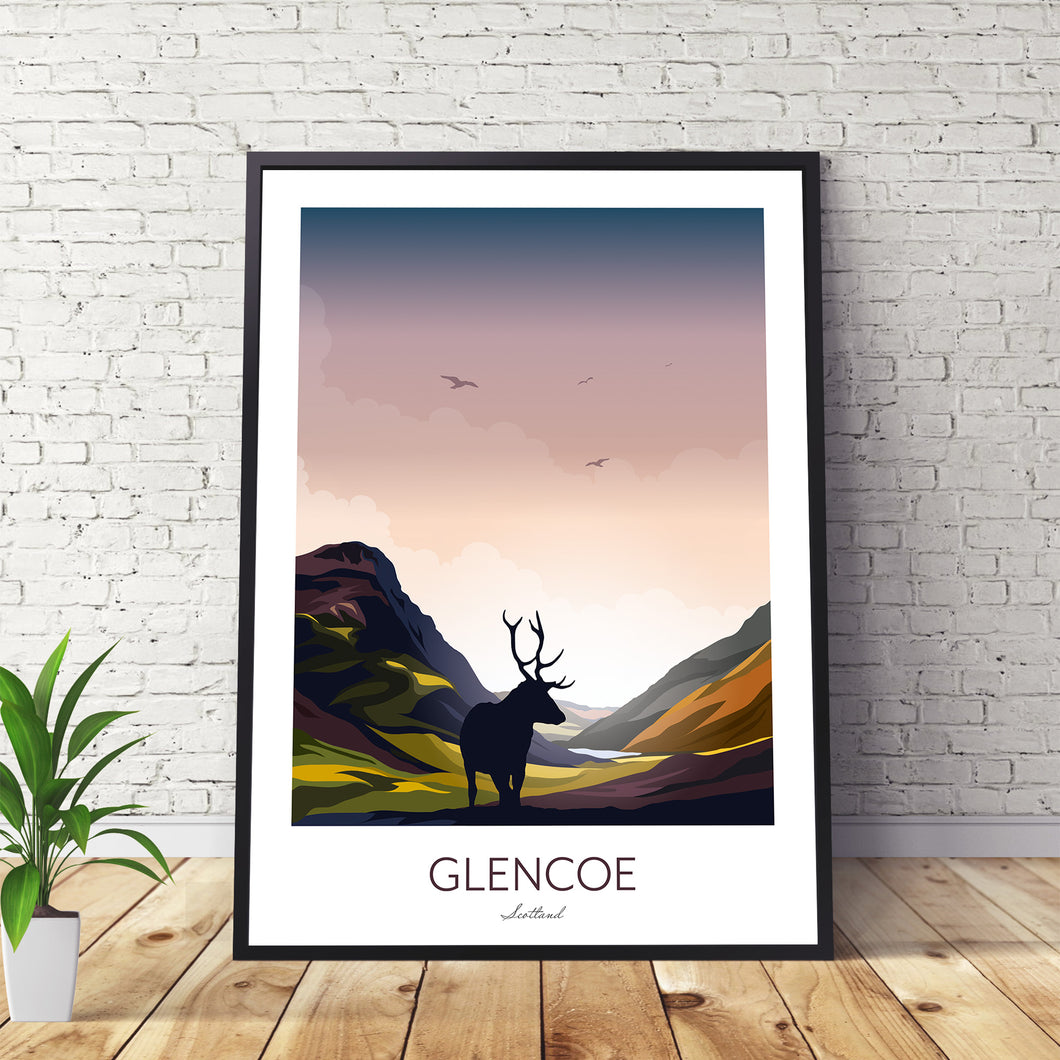 Glencoe Scotland Art Print