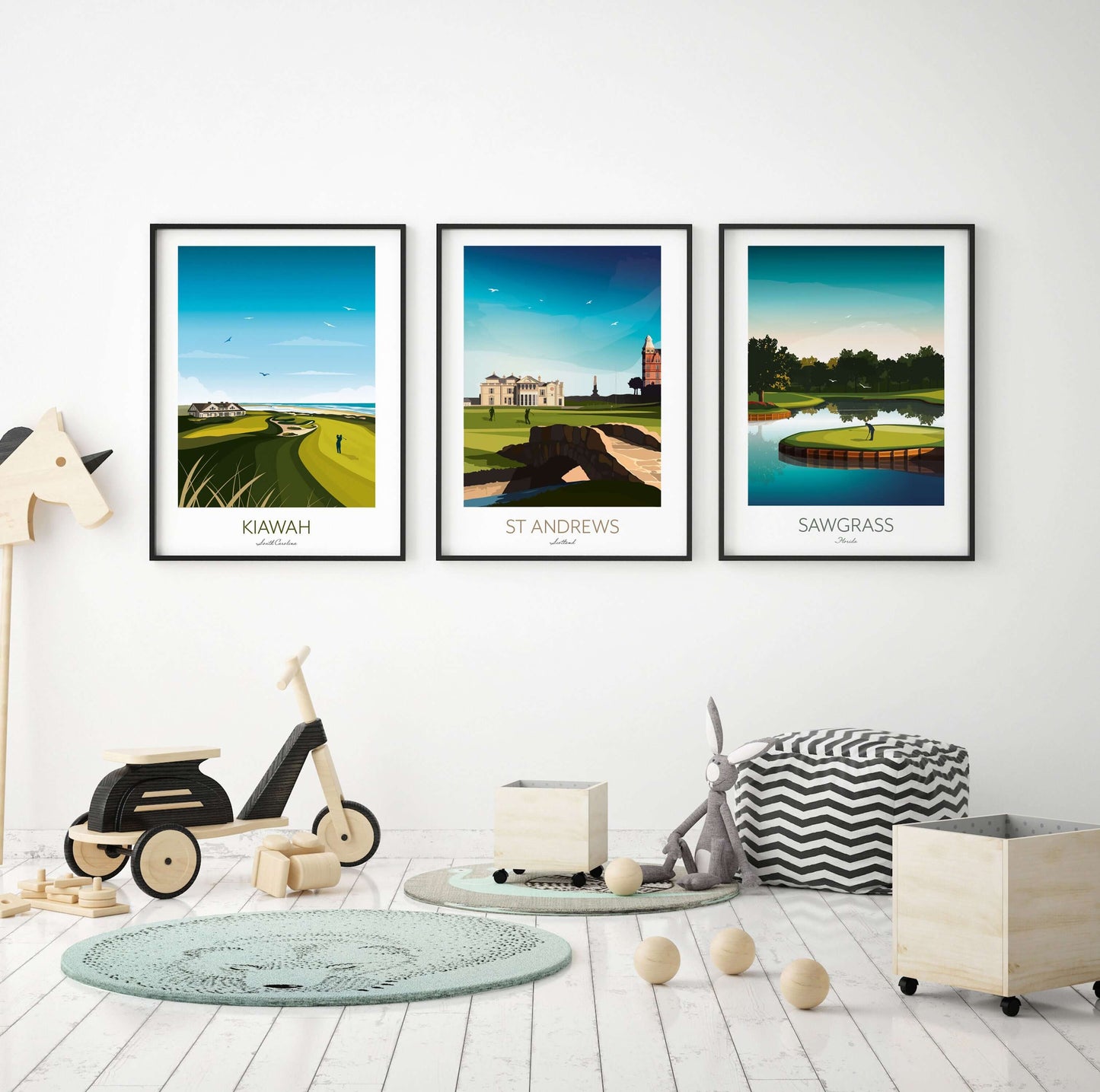 Golf Print Kiawah Island - US PGA Championship - Ocean Course Clubhouse