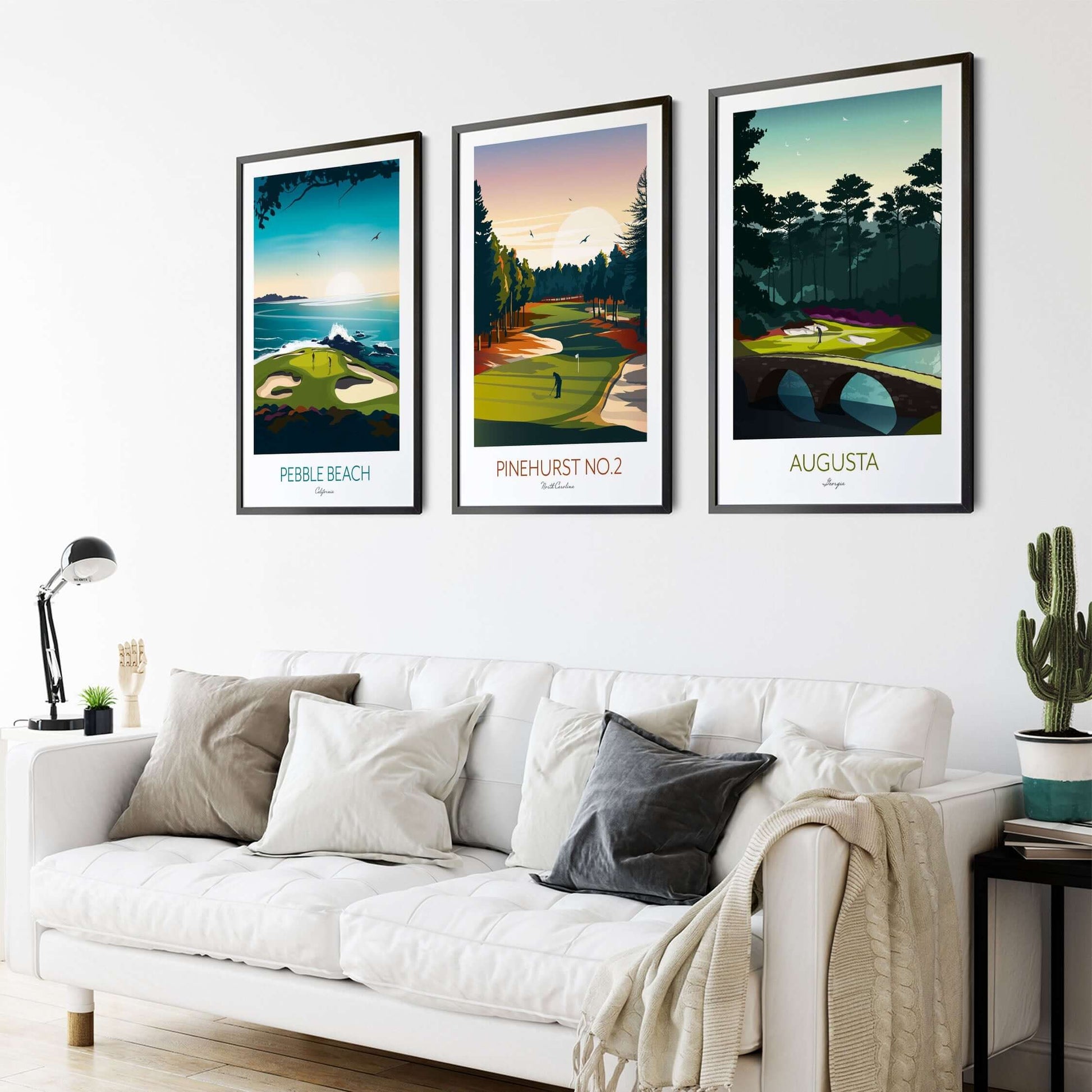 Pinehurst Golf Print, North Carolina.