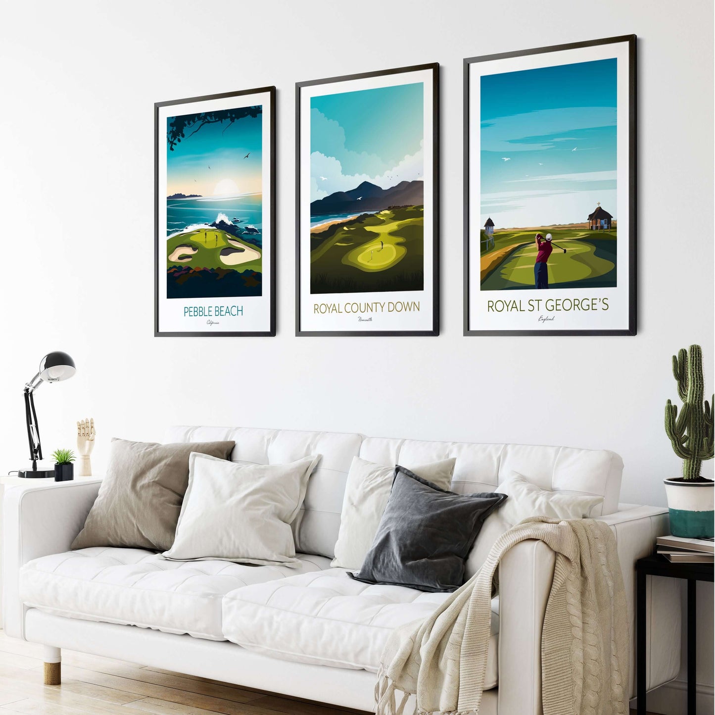 Royal County Down Golf Print, Newcastle, Northern Ireland