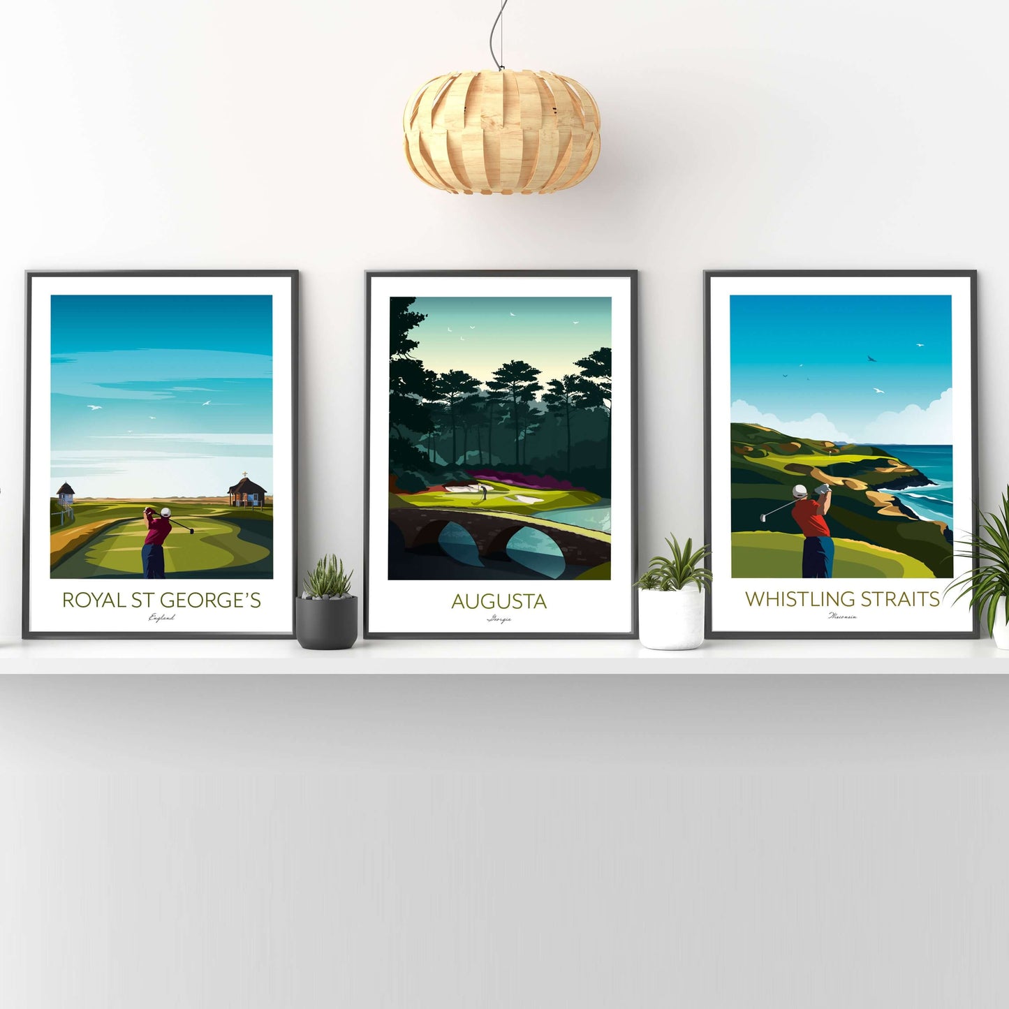 Whistling Straits Golf Print