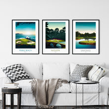 Load image into Gallery viewer, Augusta Golf Print - 12th Hole Amen Corner - Georgia
