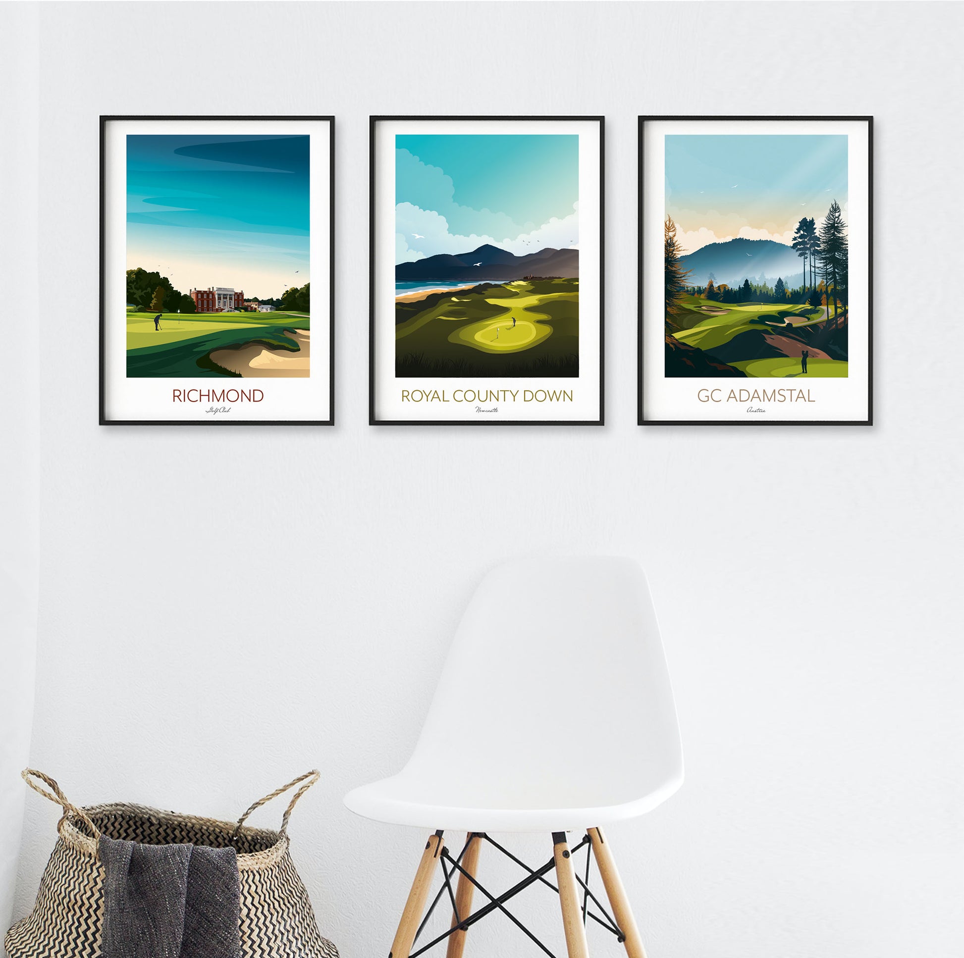 Art Print of Richmond Golf Club, London.