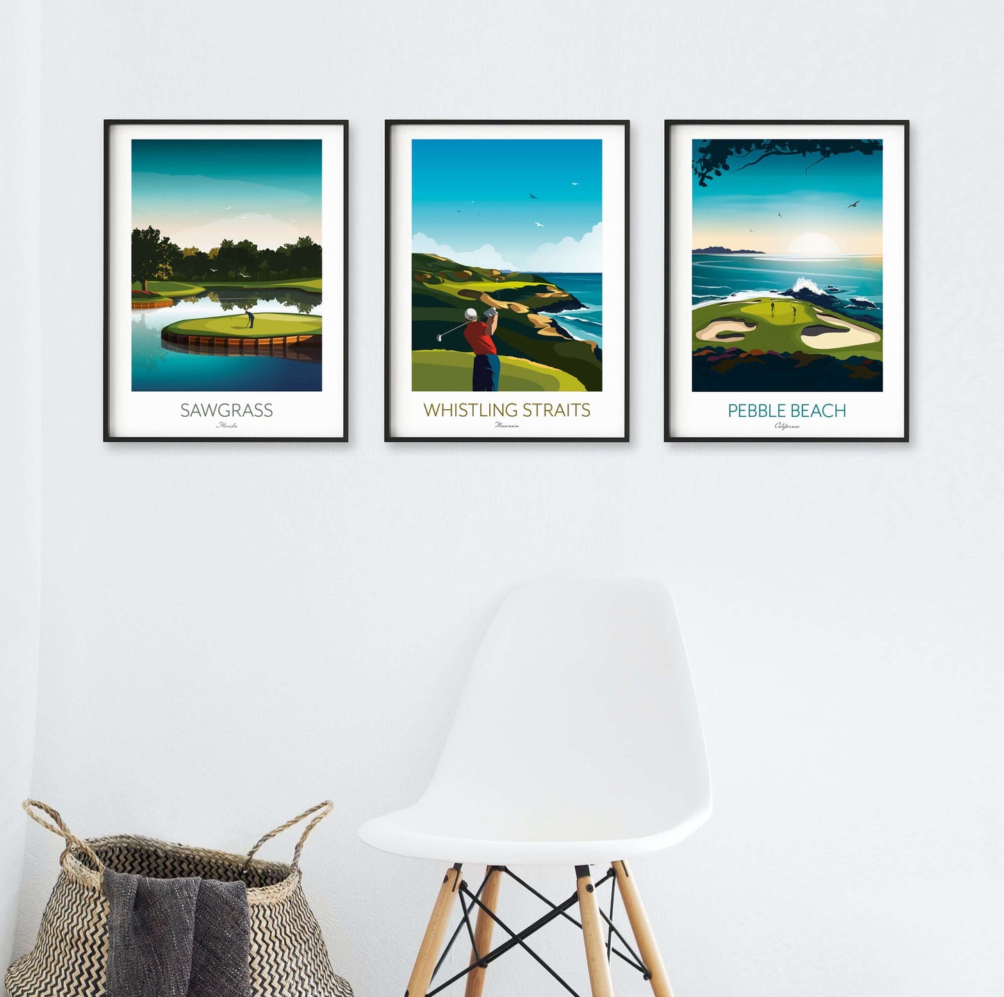 Golf Print Whistling Straits, Wisconsin