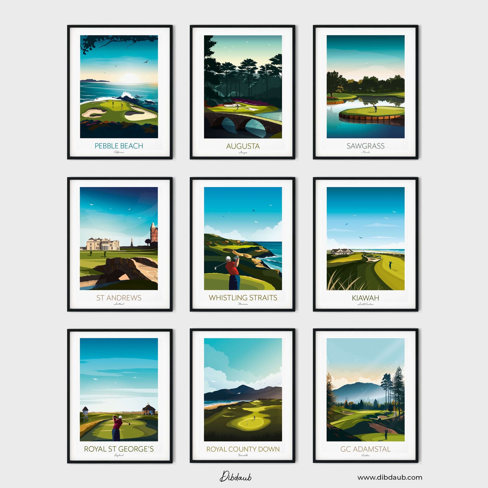 Golf Prints 3 for 2 Offer