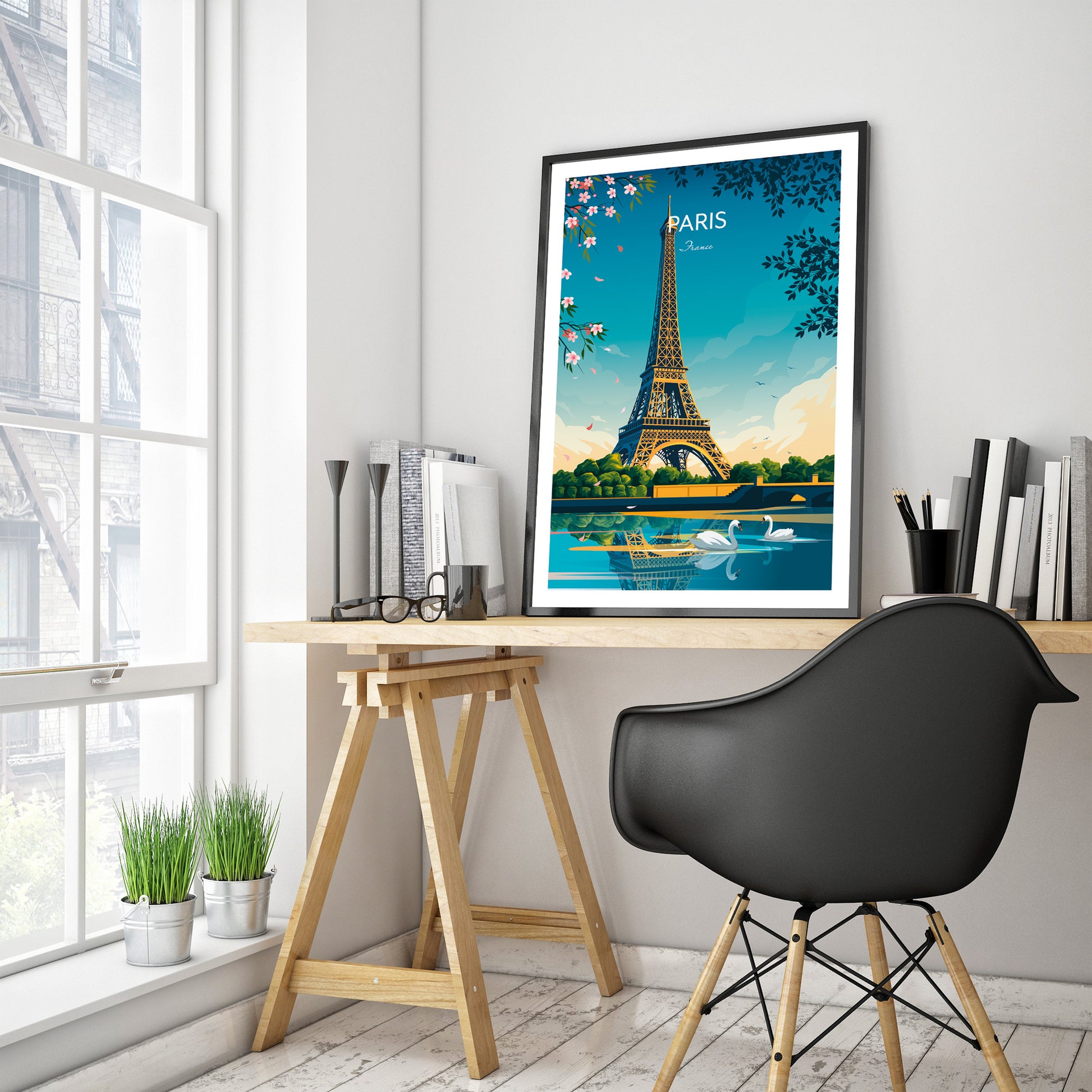 Paris Eiffel Tower Art Print.