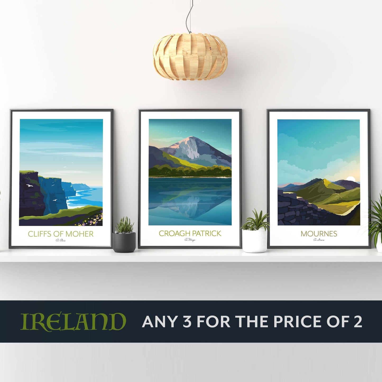 Irish Art Print Collection - Framed Wall Art