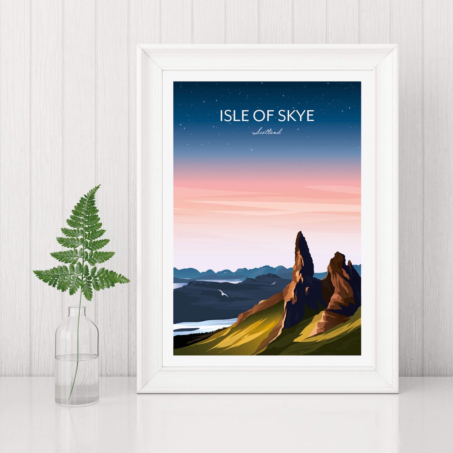 Isle of Skye Scotland - Framed Travel Poster